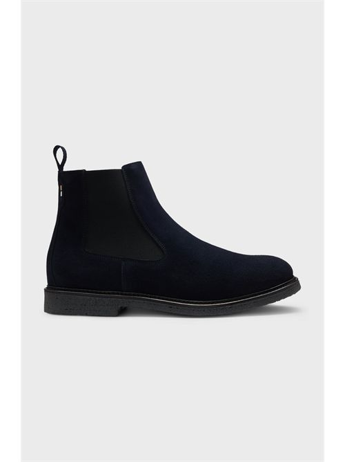 Stivaletti Chelsea in pelle scamosciata con pannelli elastici BOSS | KOPE_CHEB_SD/401-50548076